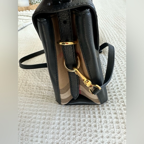 Burberry Derby leather/house/check satchel - Picture 14 of 16